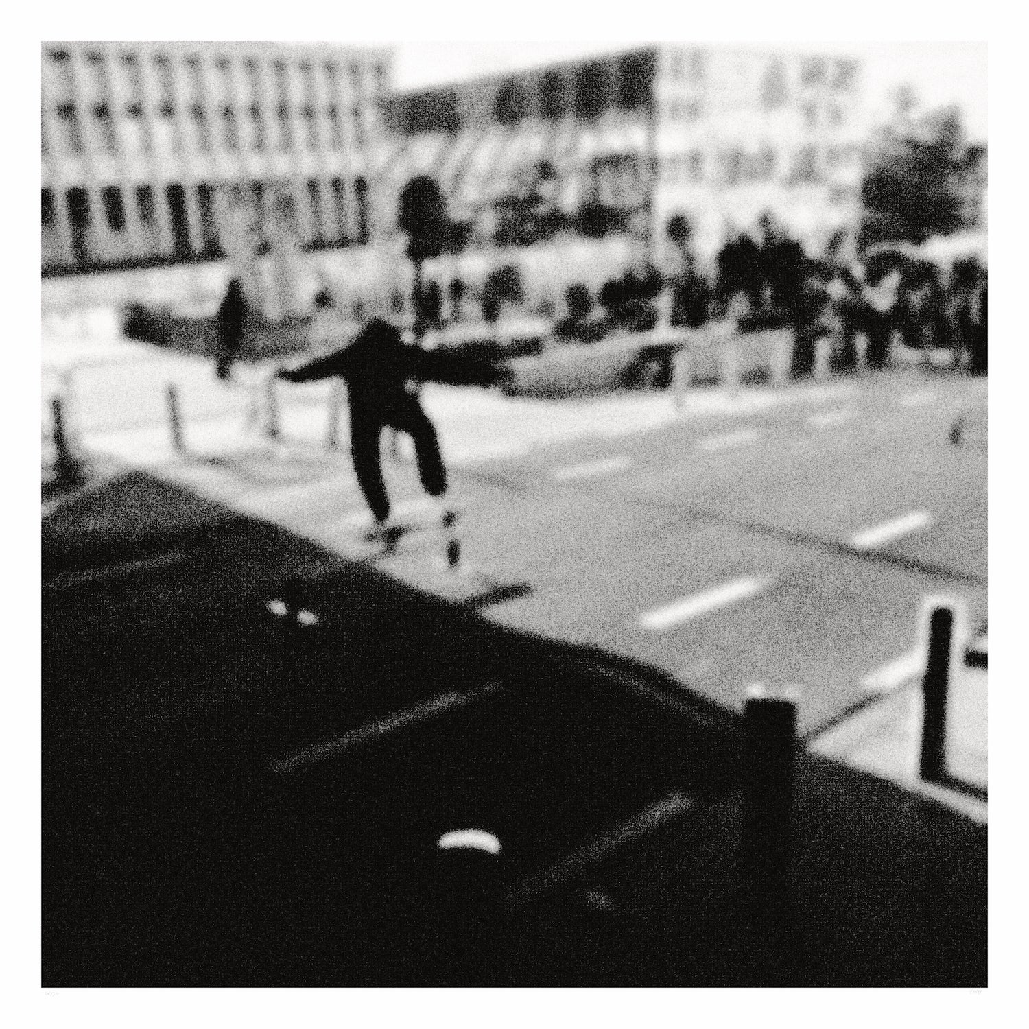 La rue en pointillée