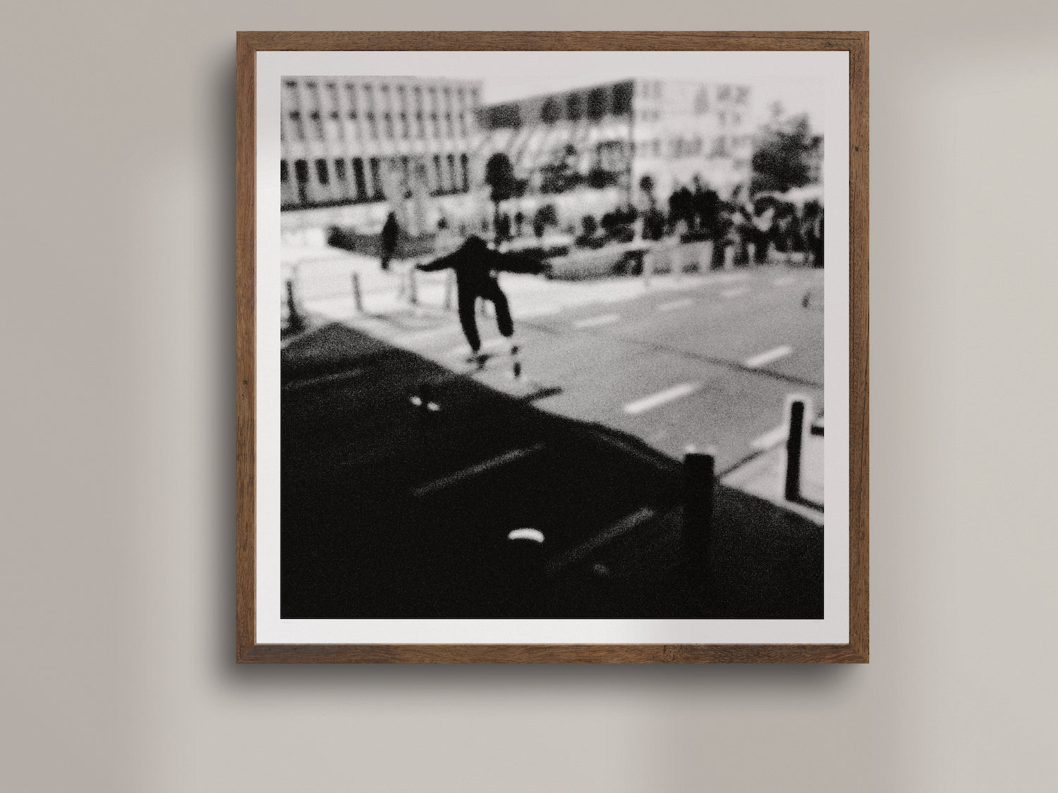 La rue en pointillée